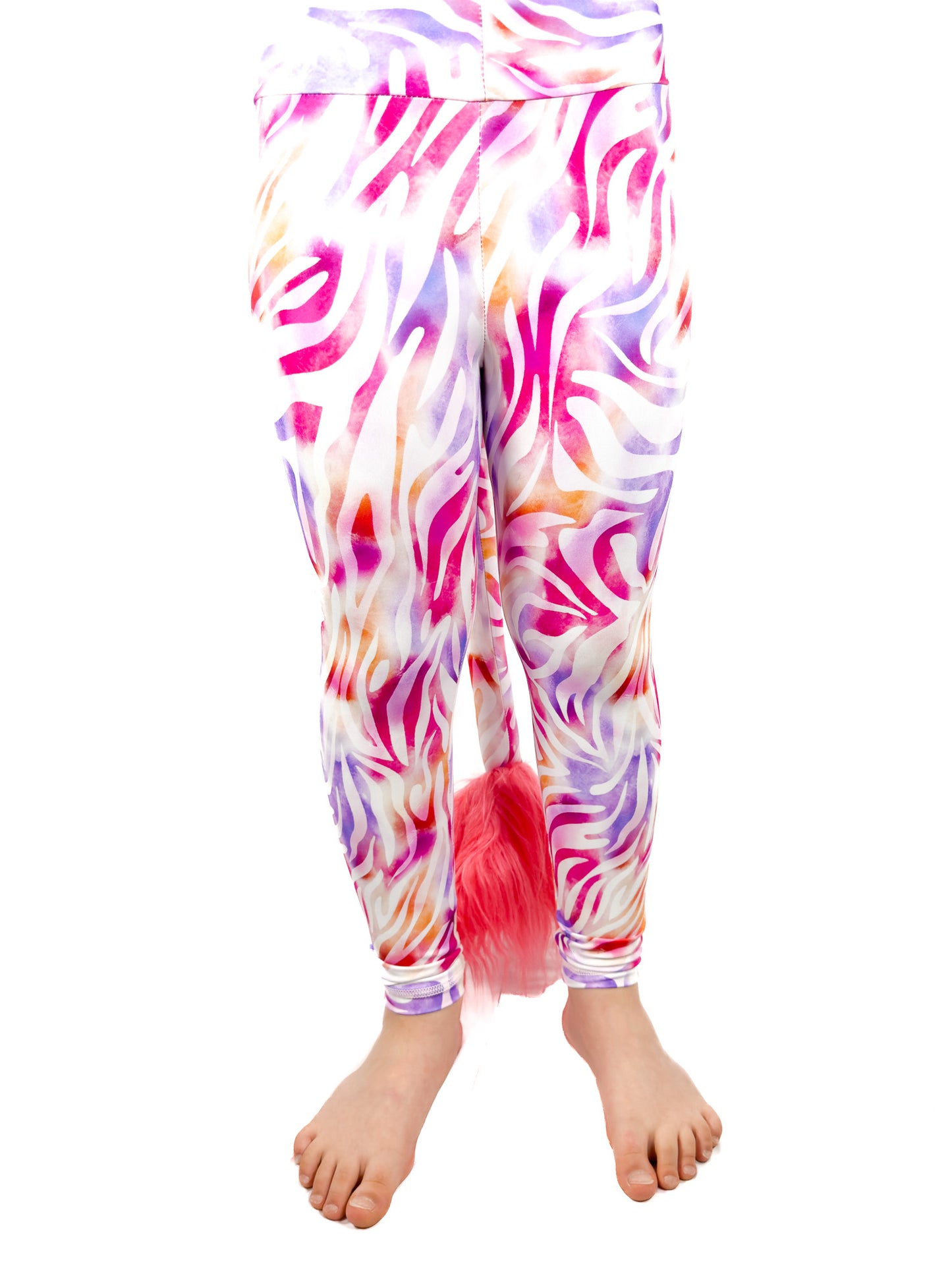 front-view-original-pastel-zebra-leggings-tail-pants-girls