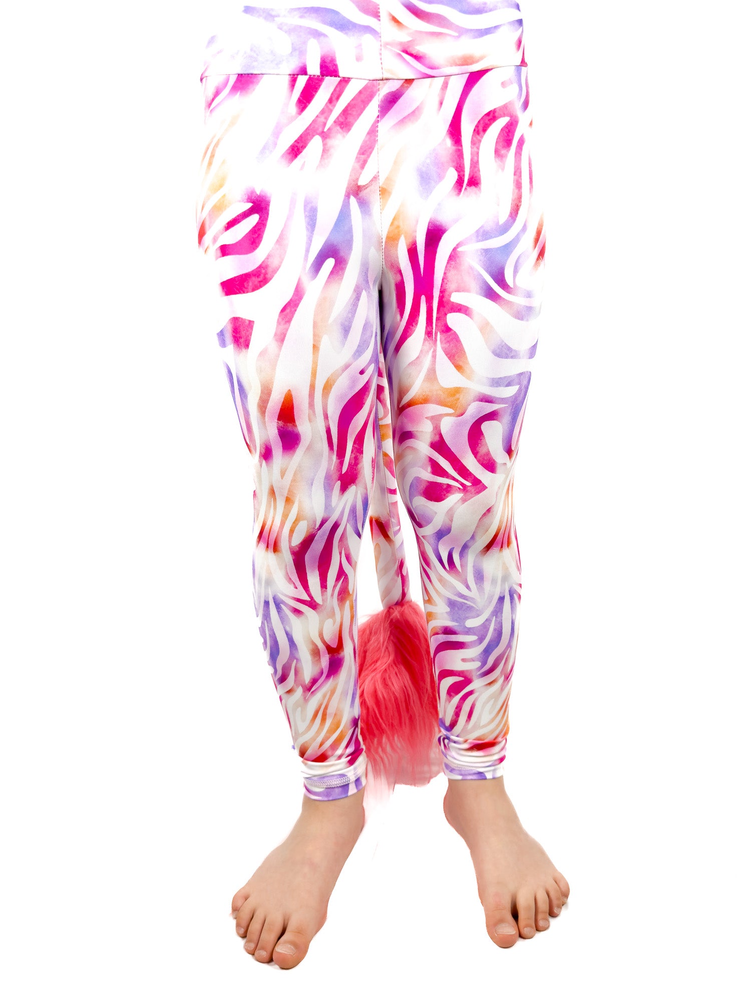 front-view-original-pastel-zebra-leggings-tail-pants-girls